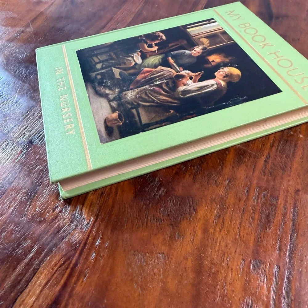 In The Nursery My Book House Olive Beaupre Miller Green Hardcover Vintage